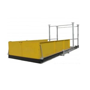 Foldable Adjustable Load Deck Platform Construction Retractable Container