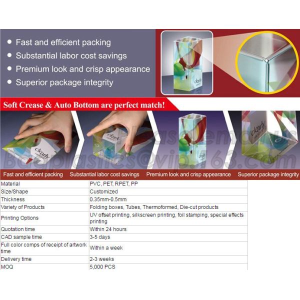 custom PET packaging box for underwear, underwear pack box, general comestic