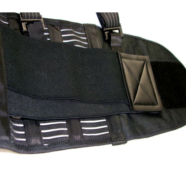 Fish Ribbon Strap Waist Back Support Belt With Six Or Eight Correctional PP Strips