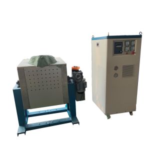 100KG Induction Melting Furnace 1750C Induction Furnace For Steel Melting