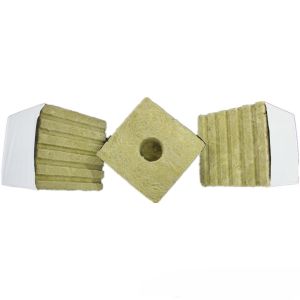 Basalt Mineral Wool Seedling Blocks Square Shape Rock Wool Insulation for