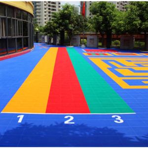 350g/pc Plastic Interlocking Flooring Modular Garage Self Draining Indoor