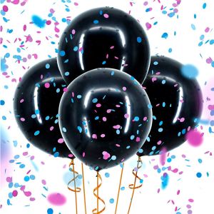 Gender Reveal Giant Confetti Balloons With Tassels 1pcs/bag BW-06