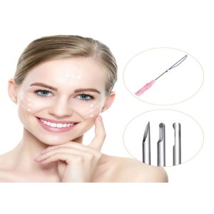 4D 6D 8D Absorbable Skin Threading Face Lift L W Blunt Type