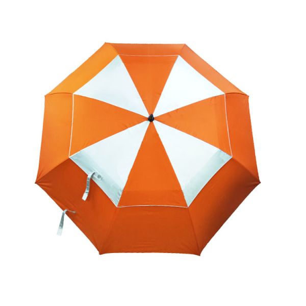 Quality Double Layers Golf Umbrella Vent Strong With Logo Prints wholesale