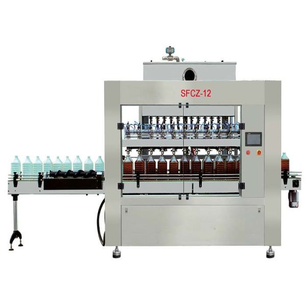 CE Approval Water Bottle Filling Machine , Free - Running Liquid Filling