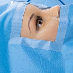 China Ophthalmic Surgical Drape With Hole Operation Incise Drape on sale