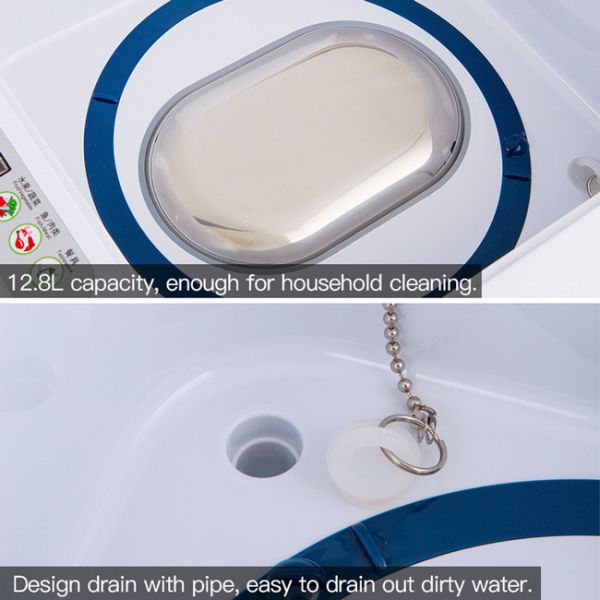 Portable Ozone Fruit And Vegetable Washer Anti Bacteria Transparent Lid