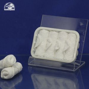 Cheap Woven Snow White 22cm Airline Plain Towel for sale