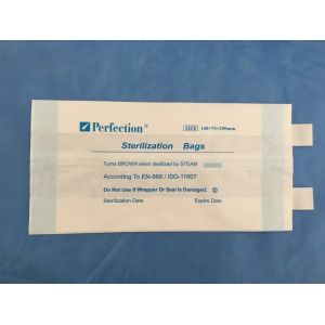 Standard disposable sterilized C-section pack with underpad