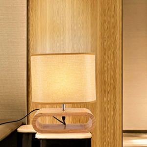 Nordic solid wood table lamp creative modern wood magnetic table lamp(WH-MTB-100