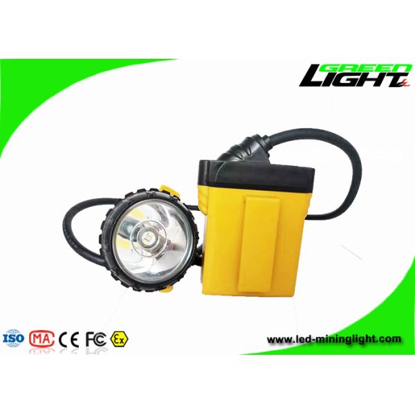 Quality 25000lux Waterproof Rechargeable Mining Cap Lamp 348lum For Underground Coal Mining wholesale