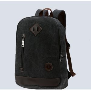 Canvas school backpack