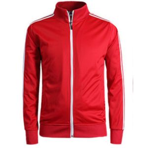 Breathable Lightweight Polyester Jacket Blank Standing Collar Gym Apparel