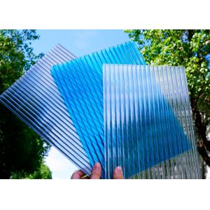 Twin Wall Roofing Polycarbonate Sheet Weatherproof Multiscene