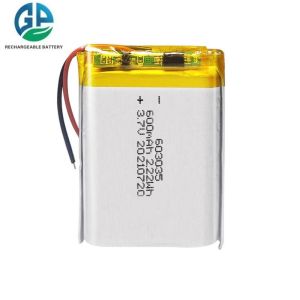 Rechargeable Battery Quality Small Lithium Polymer Batterie Lipo603035 Lipo