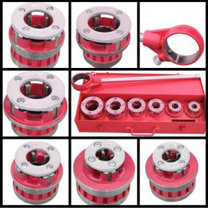 Easy carrying Manual Ratchet Threaders 1/2" to 2" With Metal Case