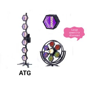 6x60W Retro RGB LED Flashing Light With Stand DMX Beam Stage Lighting Bar Stage