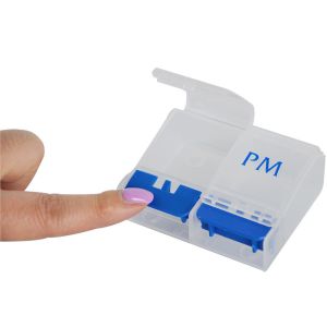 Small Vitamin Pill Box Organizer Pocket Small Case Holder For Elderly 2