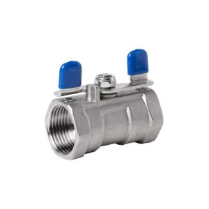 1/4''-4.0'' Stainless Steel 1PC Butterfly Handle Mini Ball Valve with Thread End