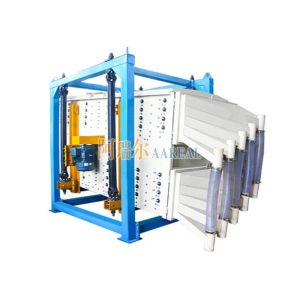 Capacity Gyratory Screen Separator Multi layer Sieving Silicone Balls Mesh