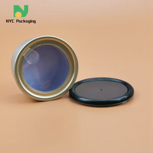 Quality Custom Tuna Milk Powder Cake Aluminium Tin Can With Lid wholesale