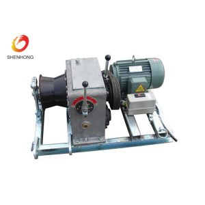 China 3T 5T Electric Gas Engine Powered Winch For Cable Pulling In Line Construction on sale