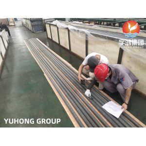 Extruded Fin Tube ASTM A312 TP304 For Heat Exchangers Boilers