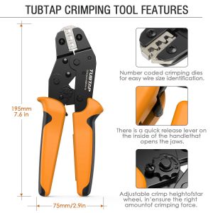 Rustproof Multicolor MC4 Crimper Kit , Multifunctional MC4 Connector Tool Kit