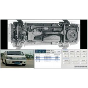 Automatic vehicle security inspection system detect bomb weapons on vehicle for