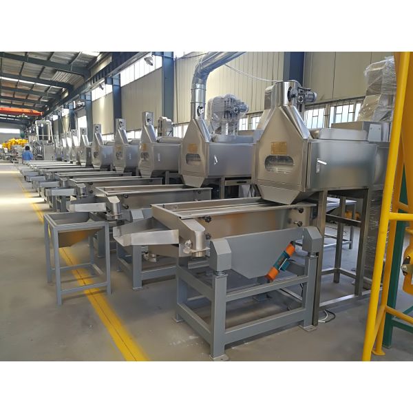 304 Stainless Steel 3.37kw Split Peanut Blanching Machine