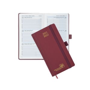 PU Leatherette Vertical Weekly Planner With Daily Schedule 2023 2024