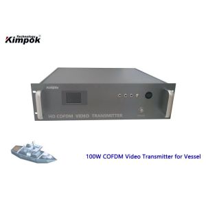 40 Watt HD COFDM Video Transmitter Video + Data Link For Military Long Range