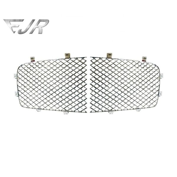 ABS Front Bumper Grill Mesh 4W0853683 3W0853683D For Bentley Flying Spur 2013