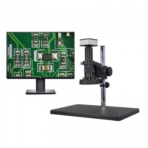 HDMI Output Digital Electronic Binocular Microscope Measurement 2MP 1920x1080P