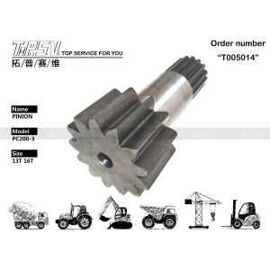 China Compatibility Compatible With 205-26-71393 PC200-3 Excavator Swing Pinion Brands And Models Excavator Travel Motor Parts Used In Excavator Machinery on sale