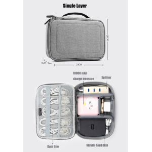 Newest Digital Device Organizer Travel Storage Bag For Phone Tablet Mobile Phone
