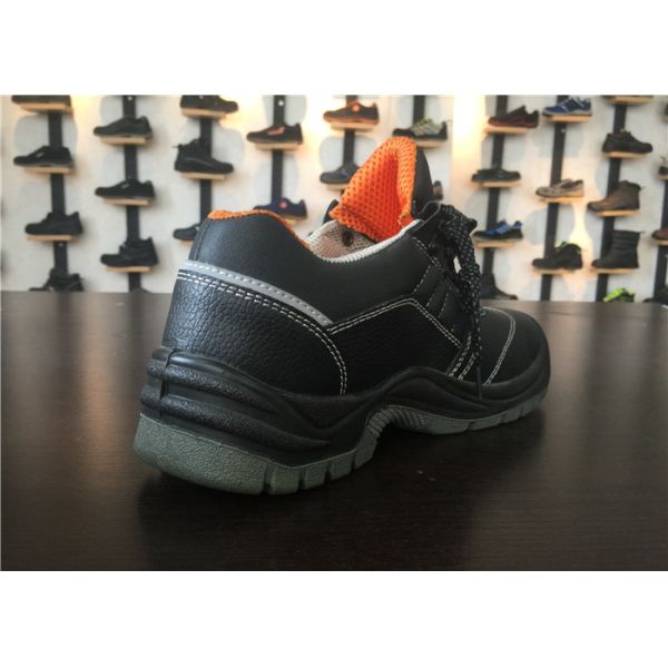 Heat Resistant Industrial Work Boots Second Layer Leather Slip On Steel Toe Shoes