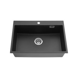 Drop-in Single Bowl Composite Granite Residential Kitchen Sink