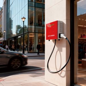 20KW Smart DC EV Charger GBT CCS2 Wall-Mounted Home Use Gun Mount Fast Charging