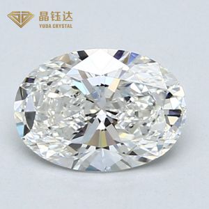 HPHT White Color Oval Polished Loose Lab Created Diamonds For Jewelry