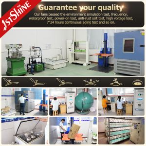 42" 3 Plastic Blades Retractable Ceiling Fan With Remote Control