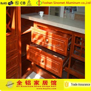 Home Used Aluminium Fabrication Bookshelf Wine Glass Display Cabinet