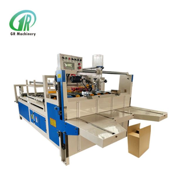 Quality 220V/380V Corrugated Carton Folder Gluer Machine 7.5KW Power Consumption 7000*3000*2000mm Dimension wholesale
