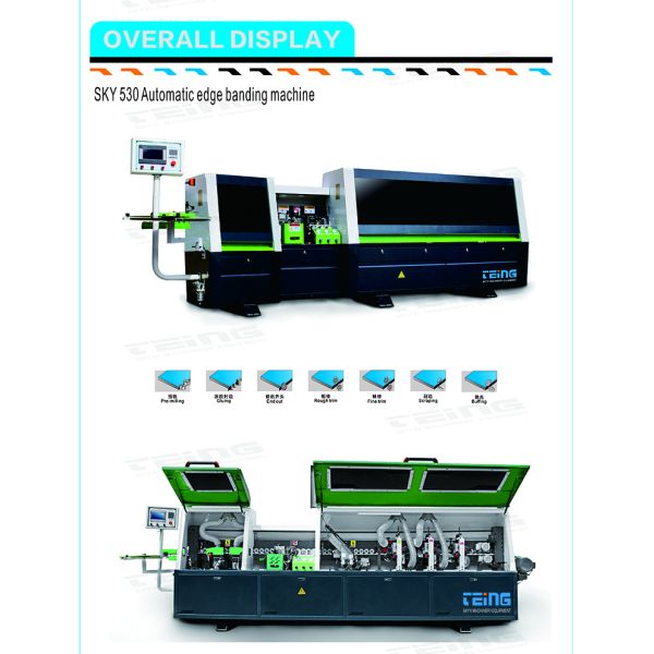 Woodworking Auto Edge Bander with CE Certification SKY530 and Customized Voltage