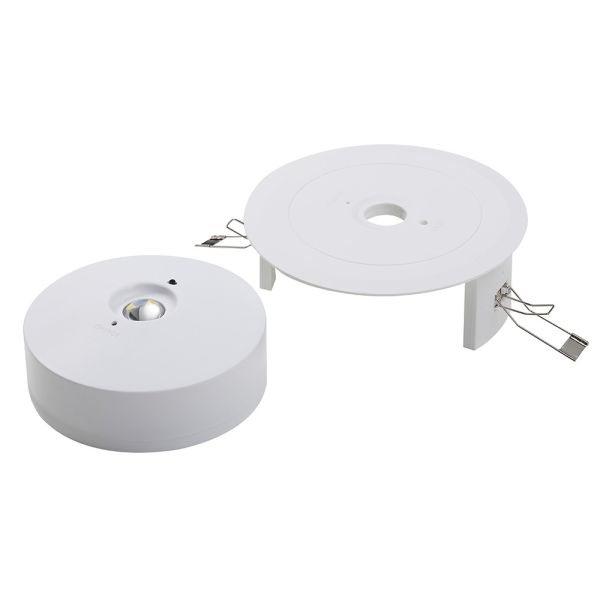 -10ºC To 55ºC Ceiling Emergency Light with 3 Hours Emergency Duration and 600mAh