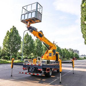27m elevating aerial working platform truck jmc chassis high altitude operation