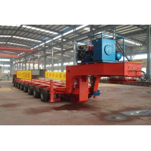 200T Goldhofer Modular Trailer with Power Gooseneck Heavy Duty Hydraulic Axis