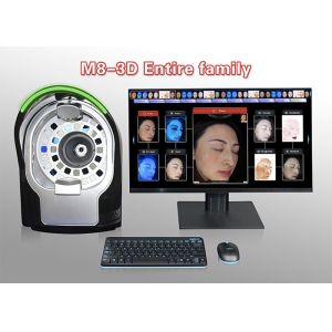 skin test moisture technology 3d skin scanner facial machin oil impedance best