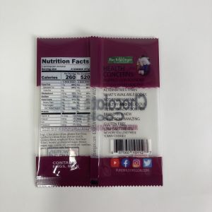 Clean Window Snack Packaging Bags Back Seal For Chocolate Cookies
